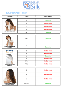 OUTLET DERMASILK &ndash; GUANTI