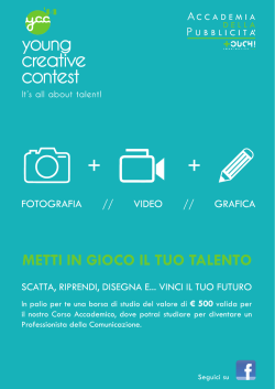 Scarica il bando di concorso.