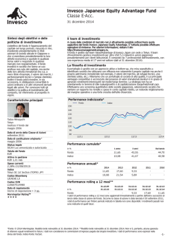 Invesco Japanese Equity Advantage Fund Classe E-Acc.