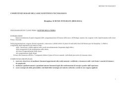 SCIENZE INTEGRATE (BIOLOGIA)