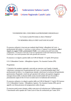 Scarica regolamento gara