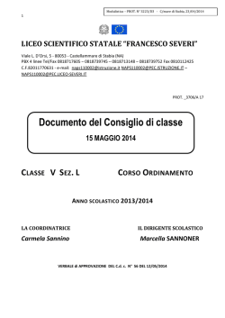 doc 15 maggio 2014 5 L - Liceo Scientifico "F. Severi"