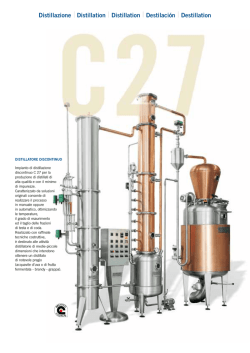 Distillazione Distillation Distillation Destilaci&oacute;n Destillation