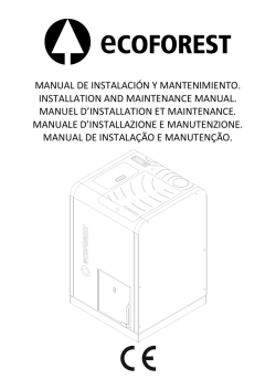 MANUAL DE INSTALACI&Oacute;N Y MANTENIMIENTO