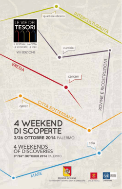 passeggiate - Le vie dei Tesori