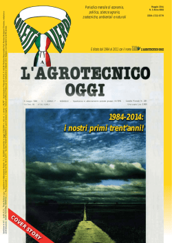 Colletti Verdi maggio 14 - Collegio Nazionale degli Agrotecnici