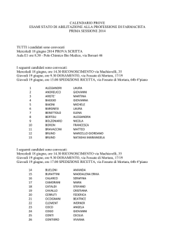 Calendario farmacista