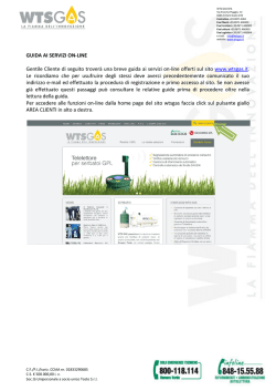 GUIDA ai servizi ONLINE