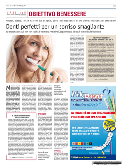 Corriere della Sera SALUTE 25 Maggio 2014