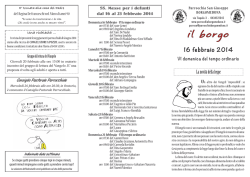 16 febbraio 2014 - Parrocchia San Giuseppe