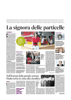 ︎ Scarica il pdf - Scienza in Rete