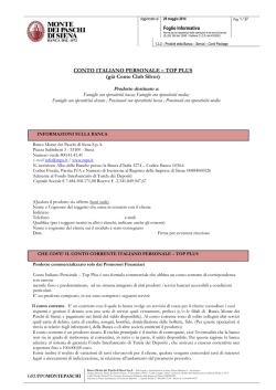 CONTO ITALIANO PERSONALE &ndash; TOP PLUS