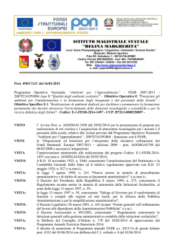 AVVISO per titoli comparativi al fine di individuare e reclutare n. 1