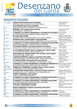 Febbraio 2015 - Comune di Desenzano del Garda
