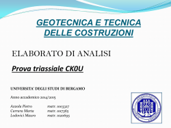 esercitazioni - Universit&agrave; degli studi di Bergamo