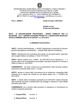 decreto aggiudicazione gara espetrto esterno pr Lab Musicale Sc