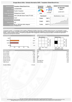 Scheda Informativa OICR : Templeton Global Bond N Acc 25240 EUR