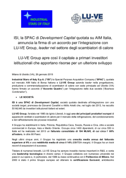 ISI, la SPAC di Development Capital quotata su AIM