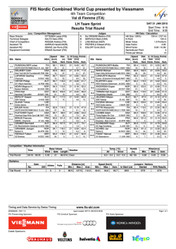 FIS Nordic Combined World Cup presented by Viessmann