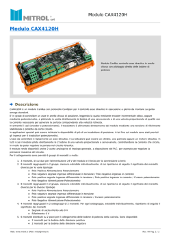 Scheda tecnica e descrizione del prodotto
