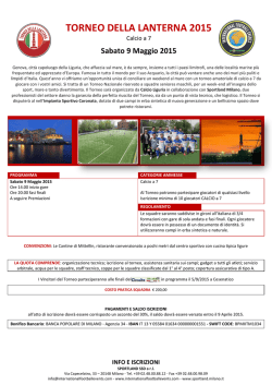 Scheda Torneo
