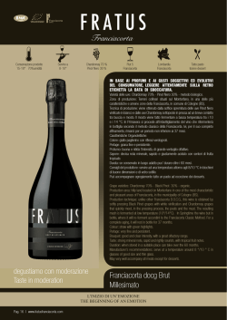 Franciacorta docg Brut Millesimato