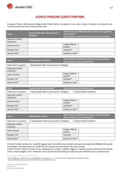 ELENCO PERSONE CLENTE PARTNER