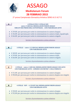 informazioni - prenotazioni pacchetti