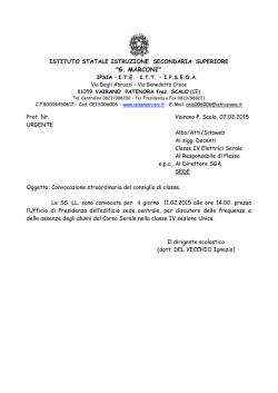 leggi tutto - Benvenuto nel sito dell`ISISS "G. Marconi" di Vairano Scalo
