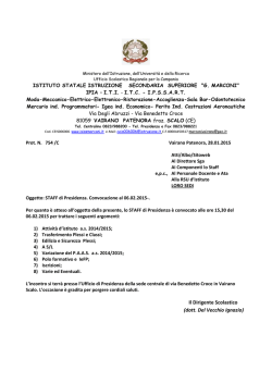 leggi tutto - Benvenuto nel sito dell`ISISS "G. Marconi" di Vairano Scalo