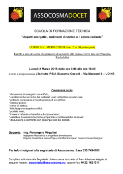 SCUOLA DI FORMAZIONE TECNICA