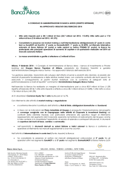 Comunicato Stampa (PDF 0.2 MB)
