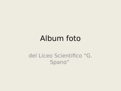 ABUM FOTO - Open Day del Liceo Scientifico Spano
