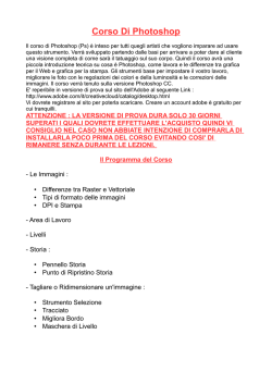 Corso Di Photoshop