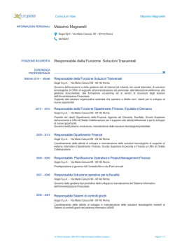 CV Magnarelli Massimo
