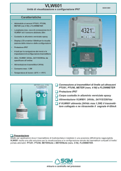 Manuale VLW601 - sgm