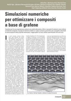 Simulazioni numeriche per ottimizzare i compositi a base di grafene