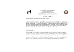 I NUOVI LICEI - Istituto di Istruzione Superiore "Nicola Moreschi"