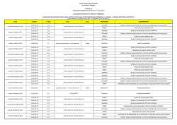 Classe A029/A030 - Universit&agrave; degli Studi di Bologna