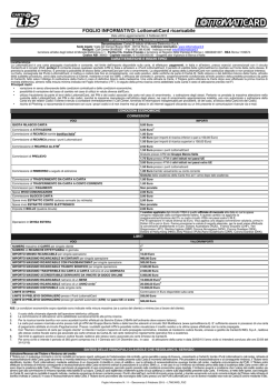 FOGLIO INFORMATIVO: LottomatiCard ricaricabile