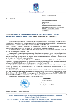 L`ARMONIZZAZIONE DEI SISTEMI CONTABILI ED IL