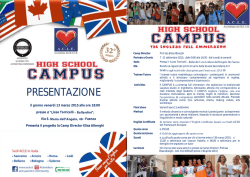 High School Campus Una settimana di full