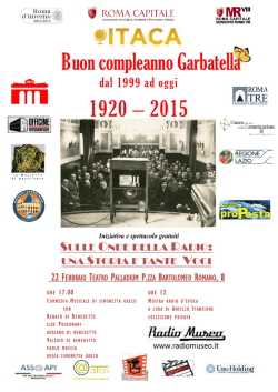 Locandina Sulle Onde della Radio