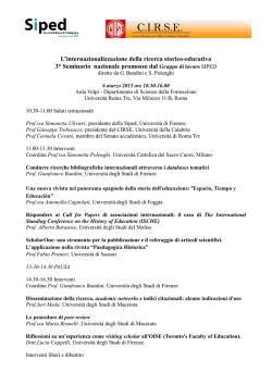L`internazionalizzazione della ricerca storico-educativa 3