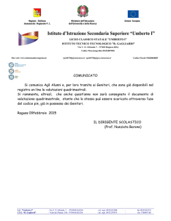 Istituto d`Istruzione Secondaria Superiore &ldquo;Umberto I&rdquo;