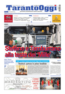 Tamburi: partono le prime bonifiche partono le prime