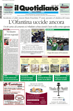 L`Ofantina uccide ancora