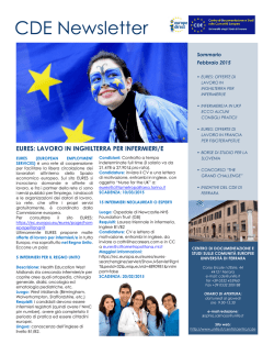 CDE Newsletter - Università degli Studi di Ferrara