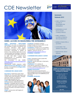 CDE Newsletter - Universit&agrave; degli Studi di Ferrara
