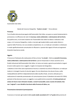 Bando Scatta in strada_3^ edizione